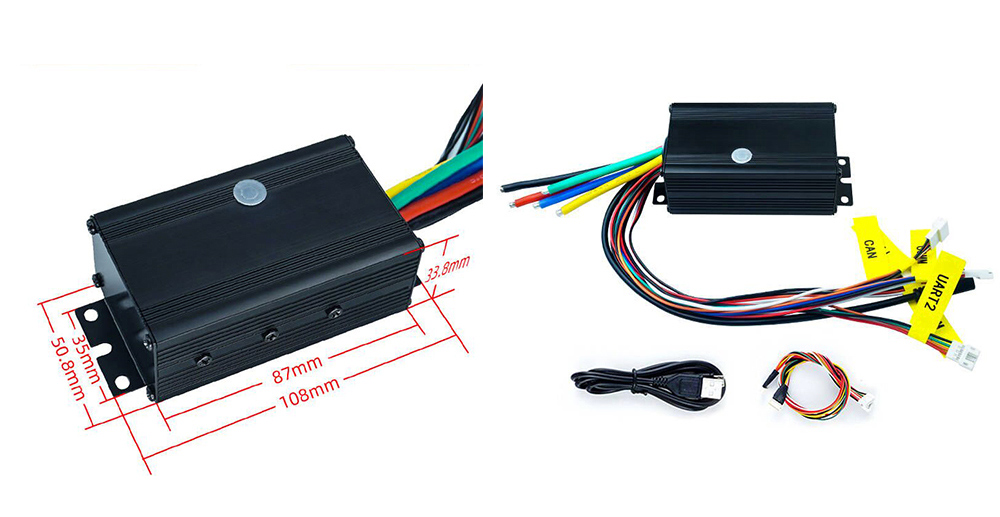 100A 4-20S brushless ESC controller dimension