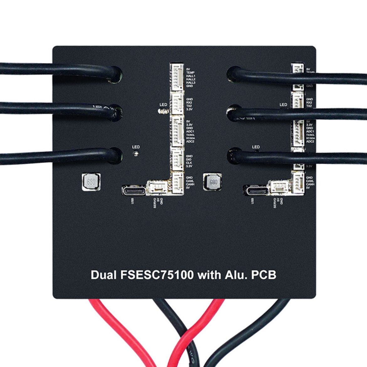 100A/200A 4-20S Brushless ESC Controller for Dual Motor