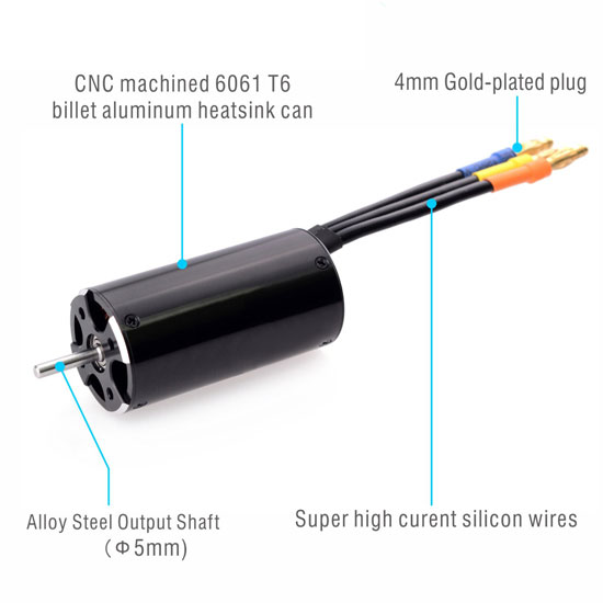 1200KV brushless motor details