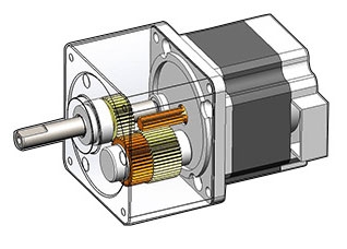 Brushless gear motor structure
