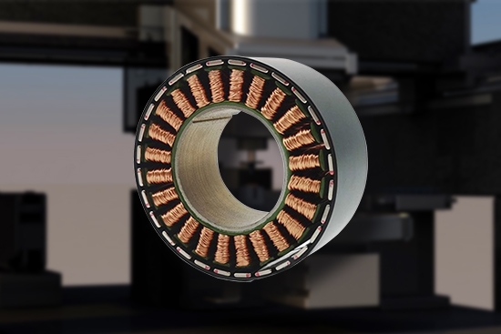 Compact frameless brushless motor