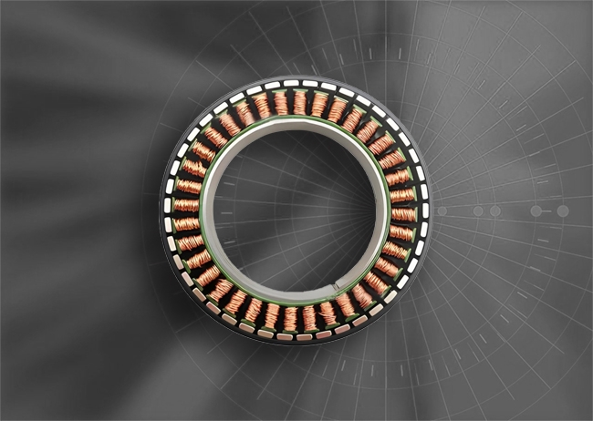 Frameless brushless DC motor