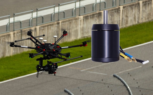 Outrunner brushless motor for drones