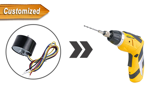 Brushless DC motor for electric screwdriver