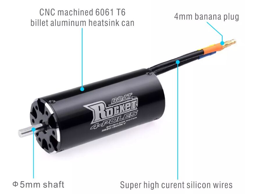 Details of 1800kv bldc motor for-rc boat