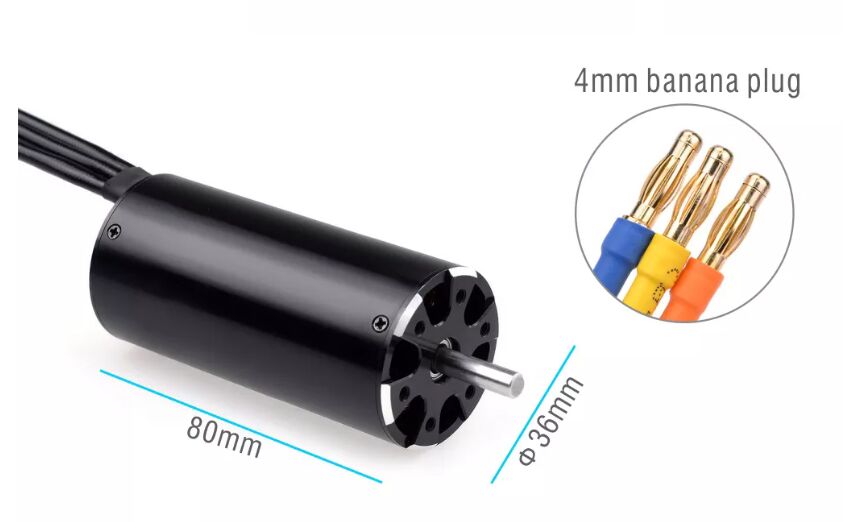 Details of 1800kv bldc motor for-rc boat