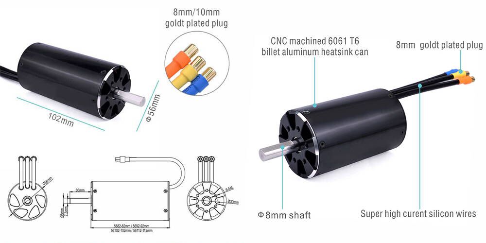 600KV brushless motor details