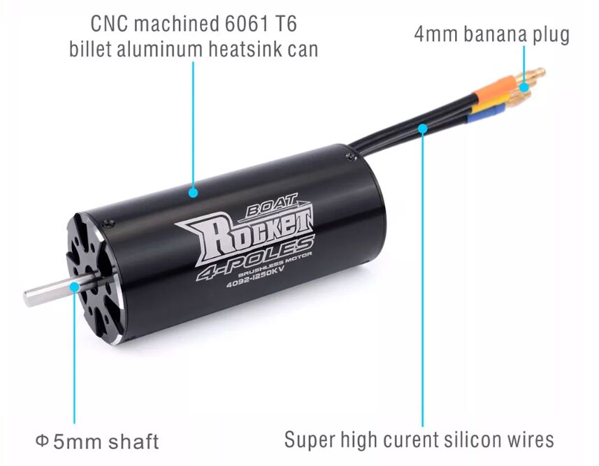 Details of 800kv bldc motor for-rc boat