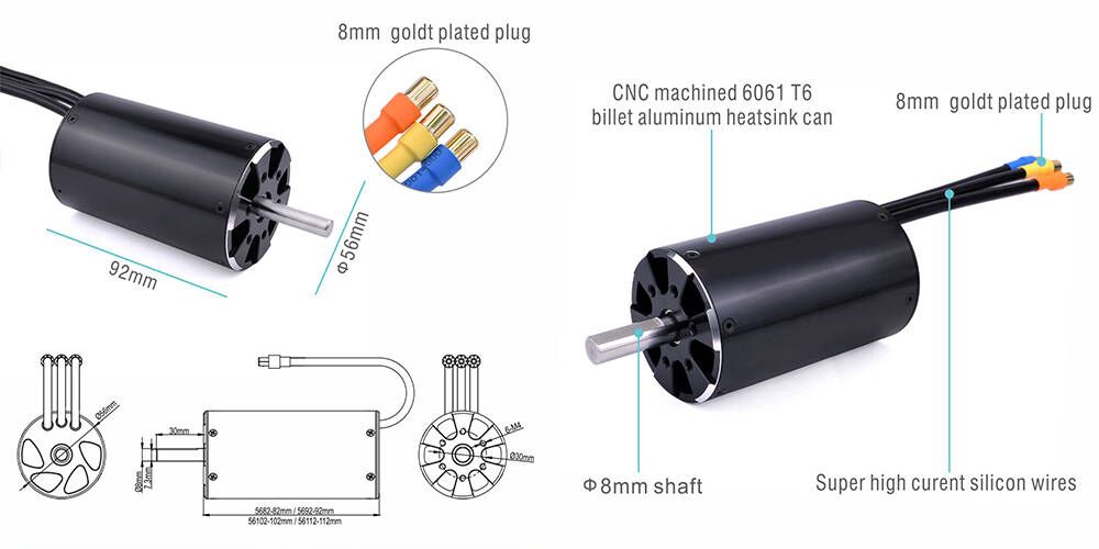 980KV brushless motor details